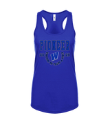 Western HS Track & Field Swoop - Womens Tank Top