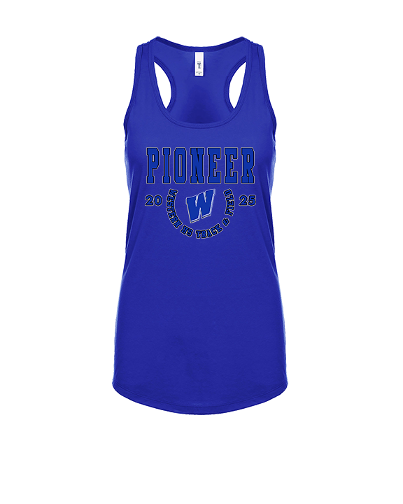 Western HS Track & Field Swoop - Womens Tank Top