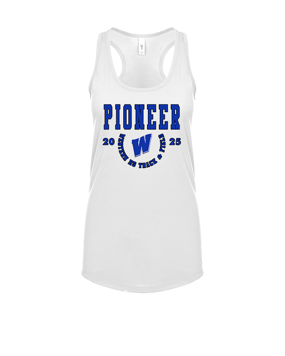 Western HS Track & Field Swoop - Womens Tank Top