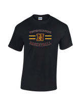 Westerville North HS Basketball Curve - Cotton T-Shirt