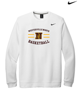 Westerville North HS Basketball Curve - Mens Nike Crewneck