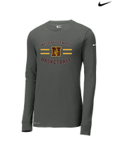 Westerville North HS Basketball Curve - Mens Nike Longsleeve