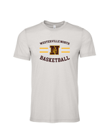 Westerville North HS Basketball Curve - Tri-Blend Shirt