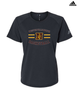 Westerville North HS Basketball Curve - Womens Adidas Performance Shirt