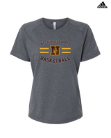 Westerville North HS Basketball Curve - Womens Adidas Performance Shirt