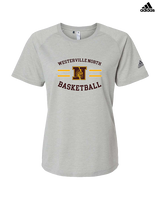 Westerville North HS Basketball Curve - Womens Adidas Performance Shirt