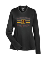 Westerville North HS Basketball Curve - Womens Performance Longsleeve