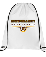 Westerville North HS Basketball Design - Drawstring Bag