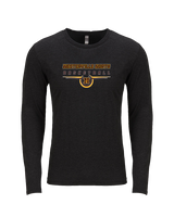 Westerville North HS Basketball Design - Tri-Blend Long Sleeve