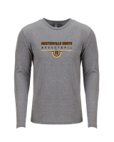 Westerville North HS Basketball Design - Tri-Blend Long Sleeve