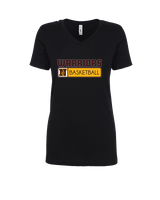 Westerville North HS Basketball Pennant - Womens Vneck