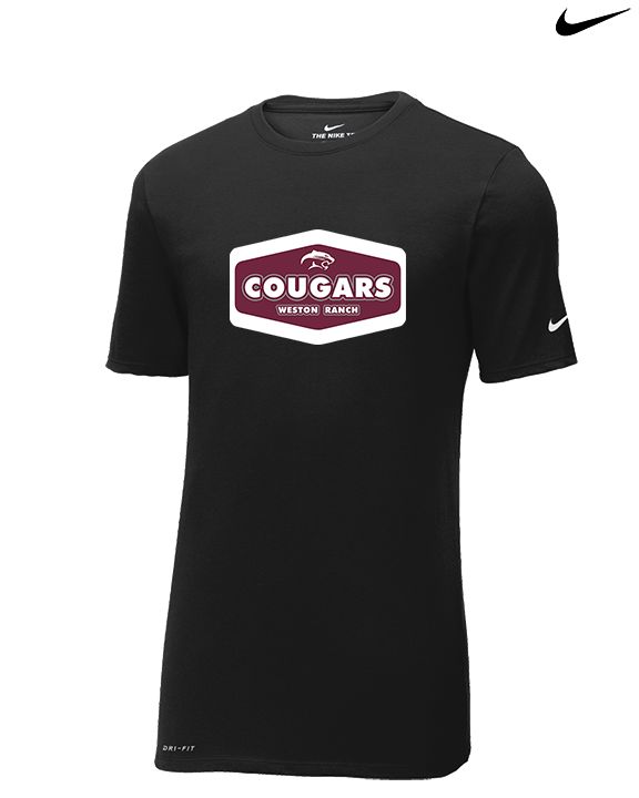 Weston Ranch HS Football Board - Mens Nike Cotton Poly Tee