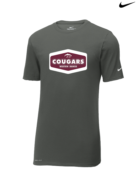 Weston Ranch HS Football Board - Mens Nike Cotton Poly Tee