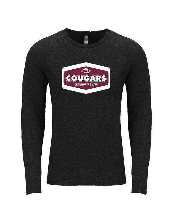 Weston Ranch HS Football Board - Tri-Blend Long Sleeve