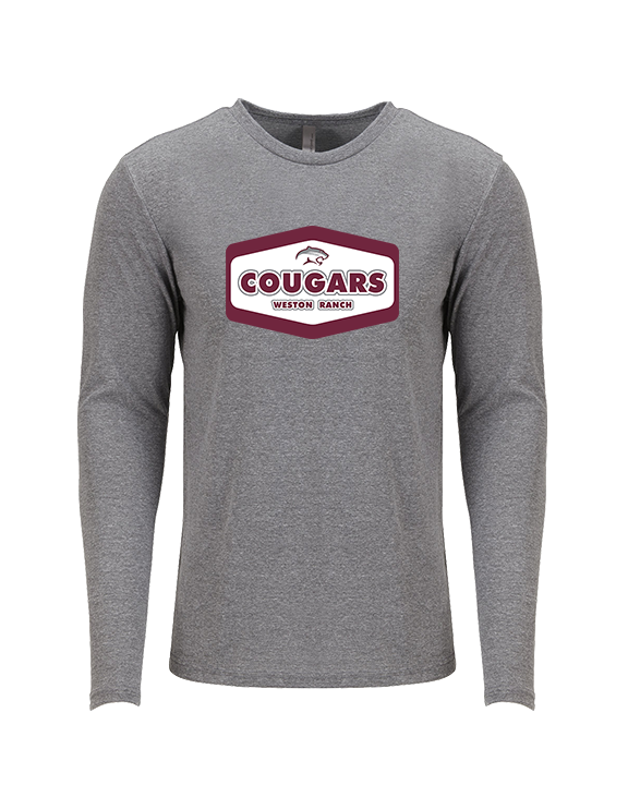 Weston Ranch HS Football Board - Tri-Blend Long Sleeve
