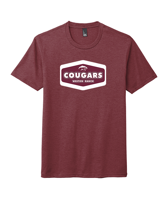 Weston Ranch HS Football Board - Tri-Blend Shirt