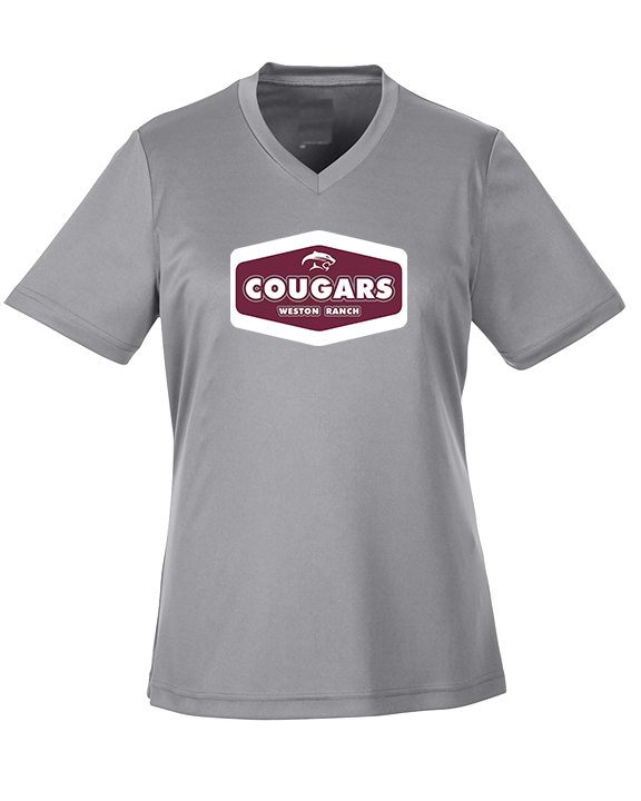 Weston Ranch HS Football Board - Womens Performance Shirt