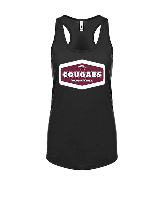 Weston Ranch HS Football Board - Womens Tank Top