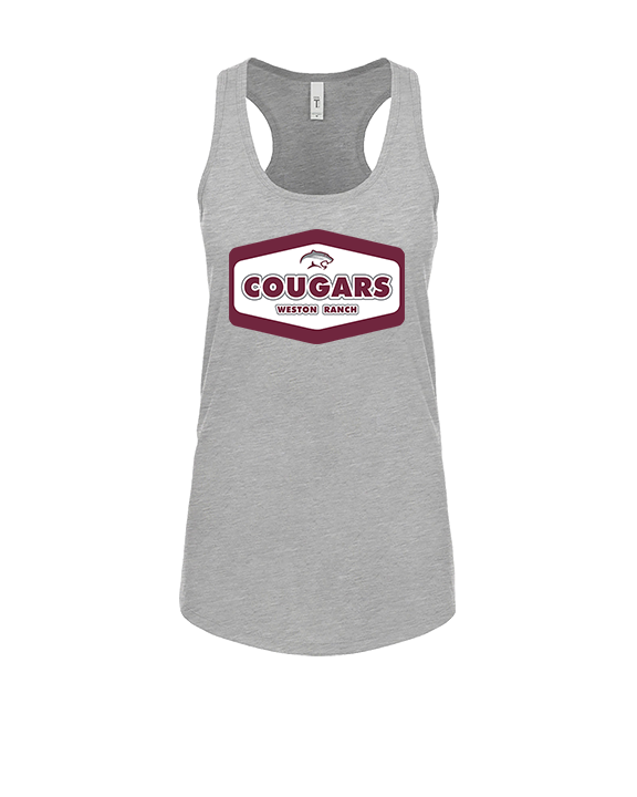 Weston Ranch HS Football Board - Womens Tank Top