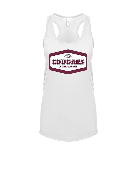 Weston Ranch HS Football Board - Womens Tank Top