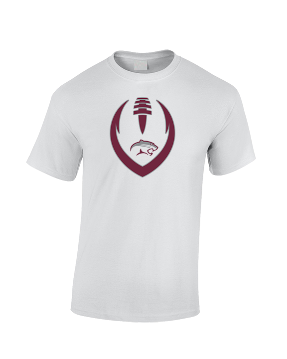 Weston Ranch HS Football Full Football - Cotton T-Shirt