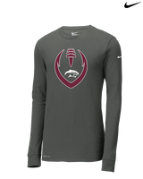 Weston Ranch HS Football Full Football - Mens Nike Longsleeve