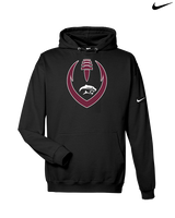 Weston Ranch HS Football Full Football - Nike Club Fleece Hoodie