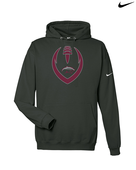 Weston Ranch HS Football Full Football - Nike Club Fleece Hoodie