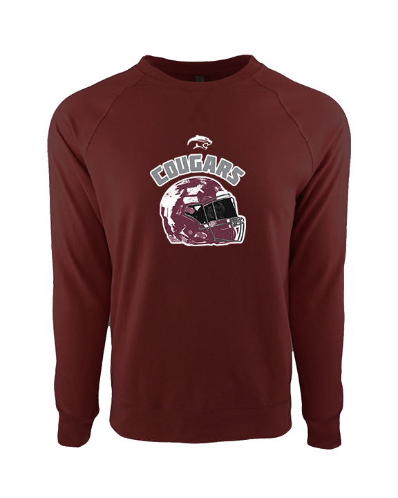 Weston Ranch HS Football Helmet - Crewneck Sweatshirt