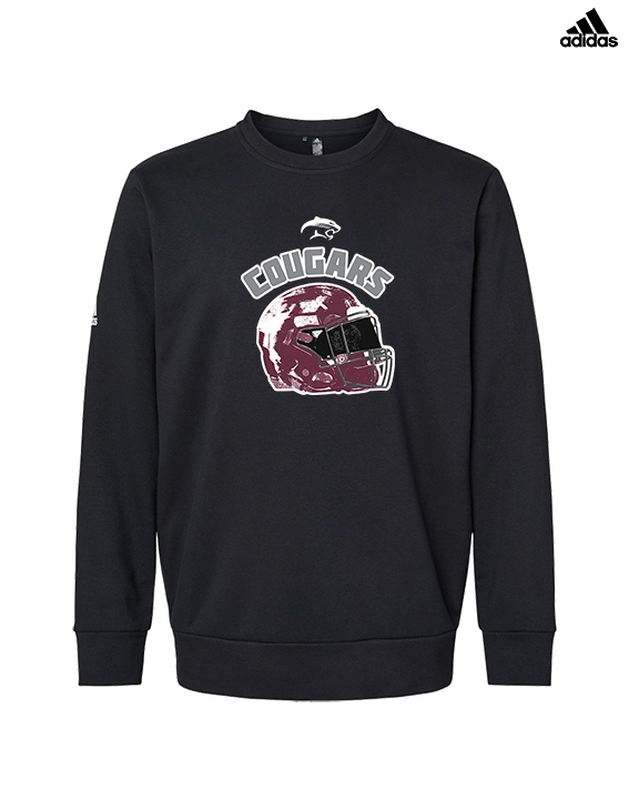 Weston Ranch HS Football Helmet - Mens Adidas Crewneck
