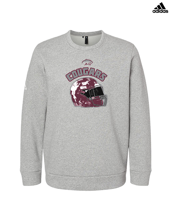 Weston Ranch HS Football Helmet - Mens Adidas Crewneck