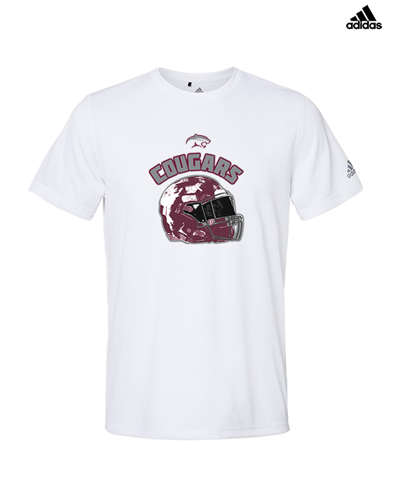 Weston Ranch HS Football Helmet - Mens Adidas Performance Shirt