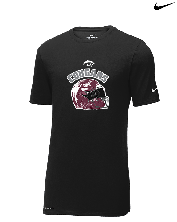 Weston Ranch HS Football Helmet - Mens Nike Cotton Poly Tee
