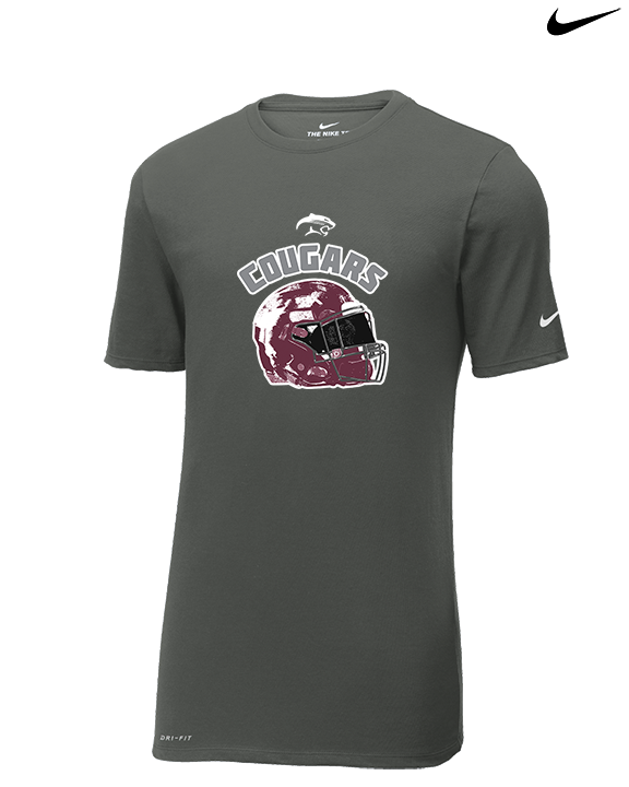 Weston Ranch HS Football Helmet - Mens Nike Cotton Poly Tee
