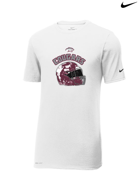 Weston Ranch HS Football Helmet - Mens Nike Cotton Poly Tee