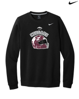 Weston Ranch HS Football Helmet - Mens Nike Crewneck