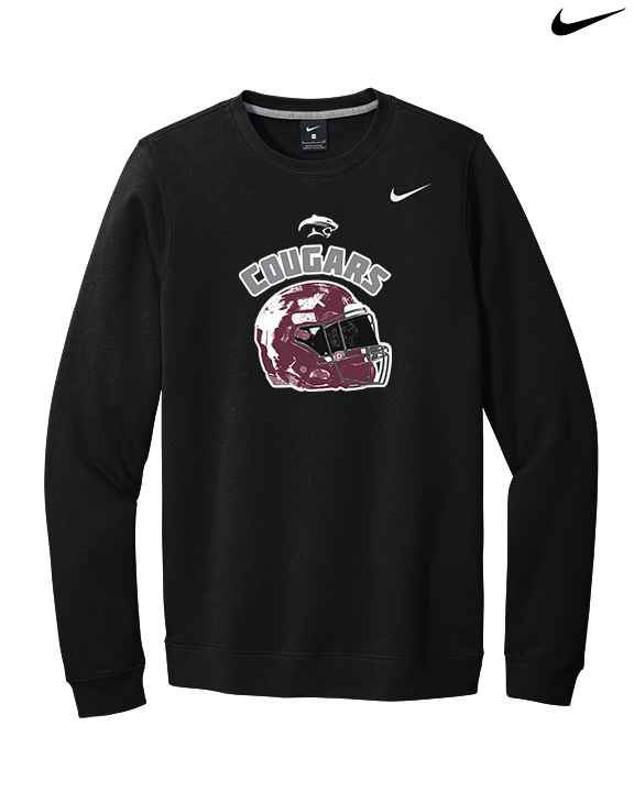 Weston Ranch HS Football Helmet - Mens Nike Crewneck