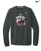 Weston Ranch HS Football Helmet - Mens Nike Crewneck