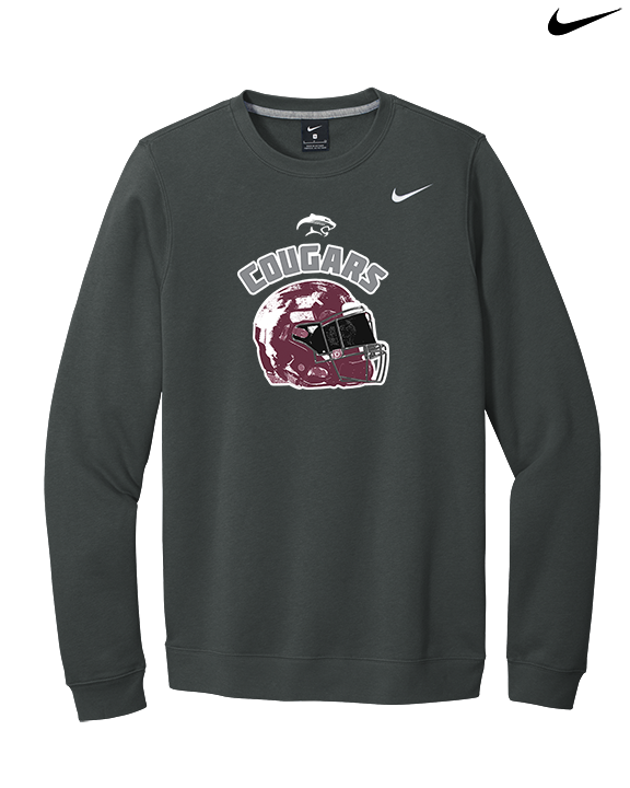Weston Ranch HS Football Helmet - Mens Nike Crewneck