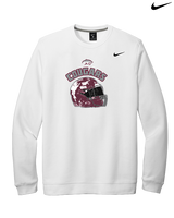 Weston Ranch HS Football Helmet - Mens Nike Crewneck
