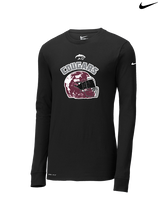 Weston Ranch HS Football Helmet - Mens Nike Longsleeve