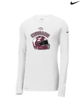 Weston Ranch HS Football Helmet - Mens Nike Longsleeve