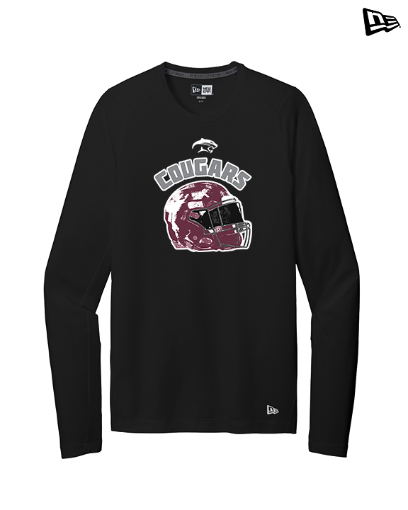 Weston Ranch HS Football Helmet - New Era Performance Long Sleeve