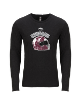 Weston Ranch HS Football Helmet - Tri-Blend Long Sleeve