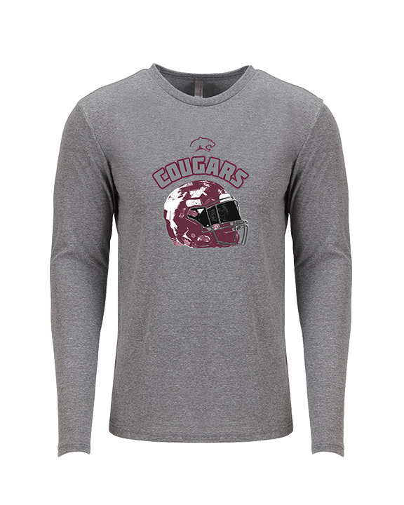 Weston Ranch HS Football Helmet - Tri-Blend Long Sleeve