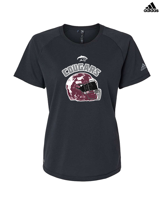 Weston Ranch HS Football Helmet - Womens Adidas Performance Shirt