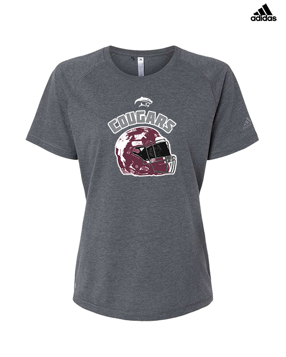 Weston Ranch HS Football Helmet - Womens Adidas Performance Shirt