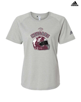 Weston Ranch HS Football Helmet - Womens Adidas Performance Shirt