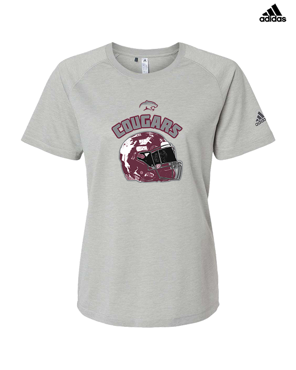 Weston Ranch HS Football Helmet - Womens Adidas Performance Shirt