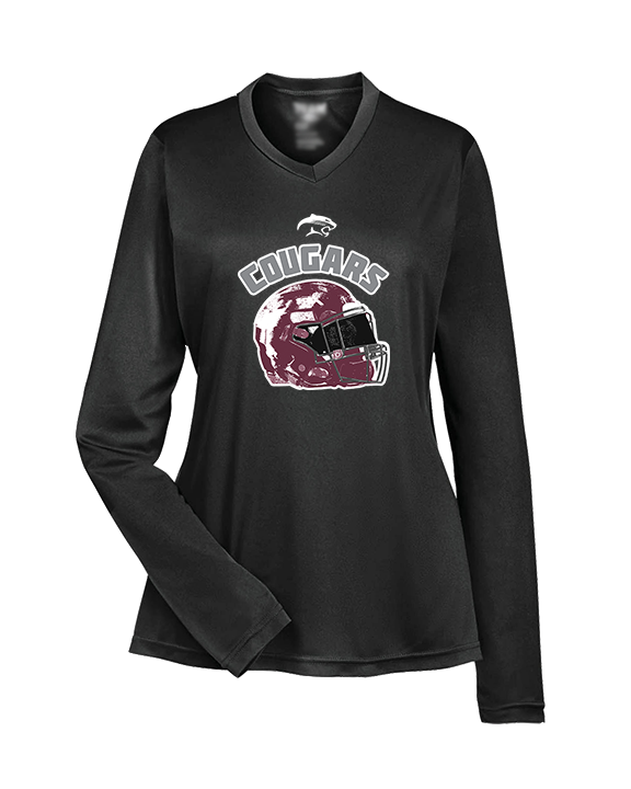 Weston Ranch HS Football Helmet - Womens Performance Longsleeve